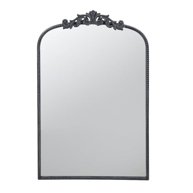 Ornate Metallic Wall Mirror 92x61x4cm Art Decor Makeup Bathroom Image 4