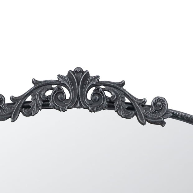 Ornate Metallic Wall Mirror 92x61x4cm Art Decor Makeup Bathroom Image 6