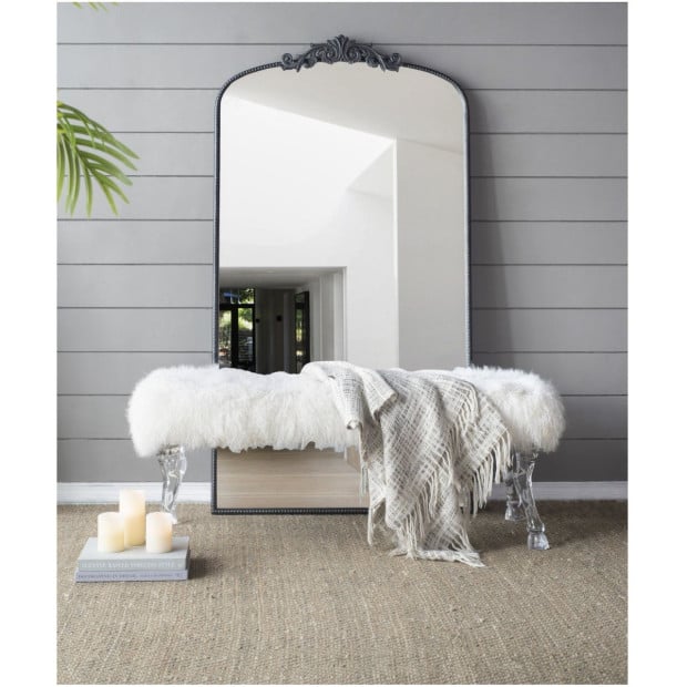 Ornate Metallic Floor Mirror 169x92x4cm Image 3