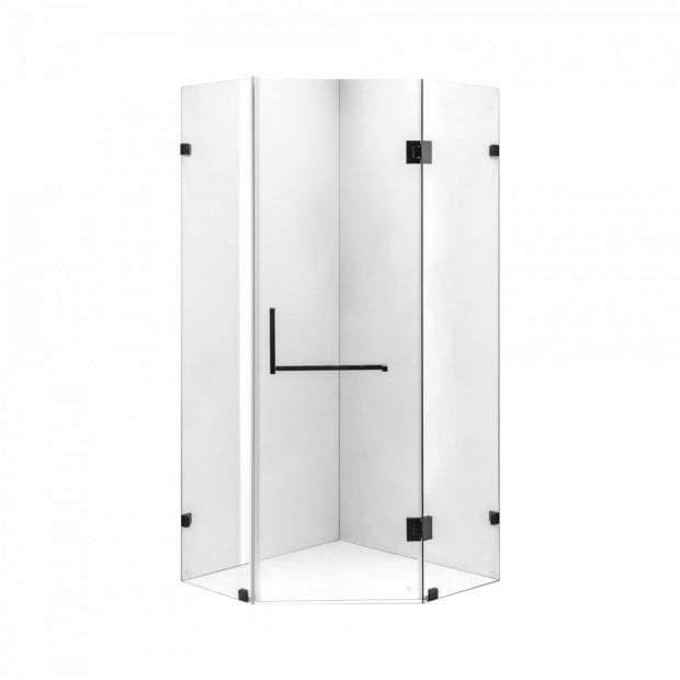 1000 X 1000mm Frameless 10mm Glass Shower Screen Image 5