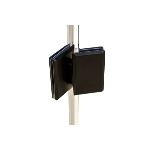 1000 X 1000mm Frameless 10mm Glass Shower Screen Round Handle Image 4