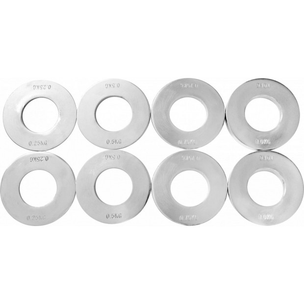 Chrome Metric Fractional Olympic Weight Plates 0.25 - 1.0kg Image 5