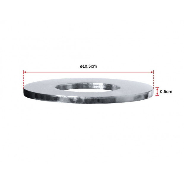 Chrome Metric Fractional Olympic Weight Plates 0.25 - 1.0kg Image 7