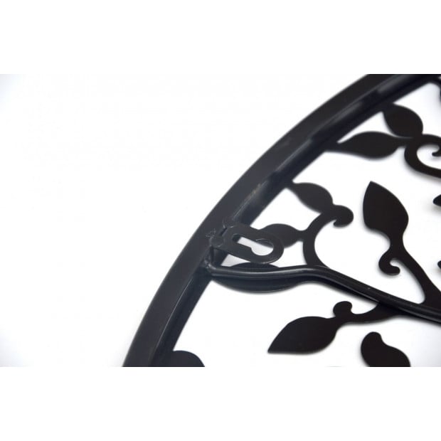 Black Tree Of Life Wall Art Hanging Metal Iron Sculpture Garden 60cm Image 5