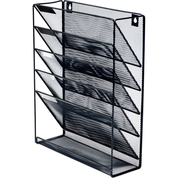 Wall Mount 6 Pocket Hanging File Sorter Folder Holder Rack Storage Image 6