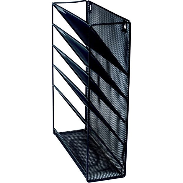 Wall Mount 6 Pocket Hanging File Sorter Folder Holder Rack Storage Image 7