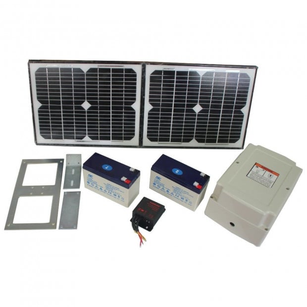 500kg 20w Solar Single Swing Auto Motor Remote Gate Opener Image 6