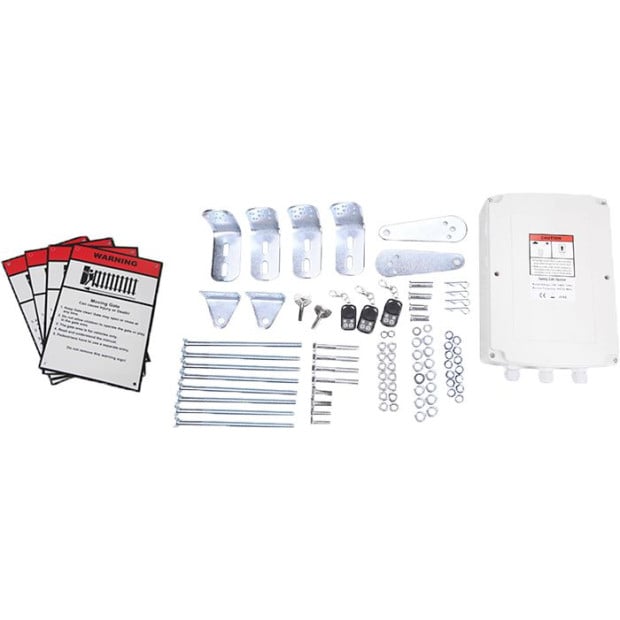 1000kg-20w Solar Double Swing Auto Motor Remote Gate Opener Image 5