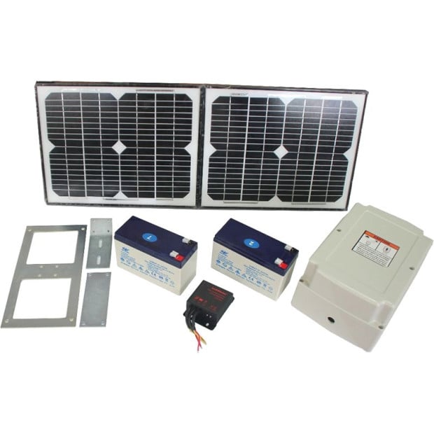 1000kg-20w Solar Double Swing Auto Motor Remote Gate Opener Image 6