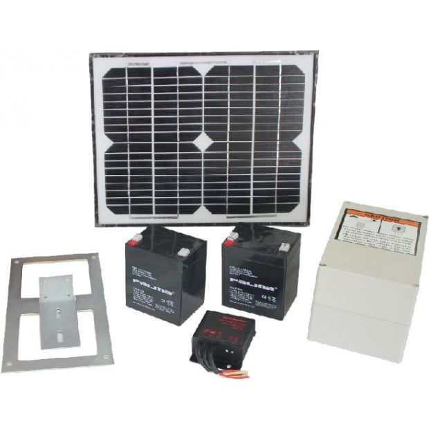Solar 1000kg 10w Double Swing Auto Motor Remote Gate Opener Image 6