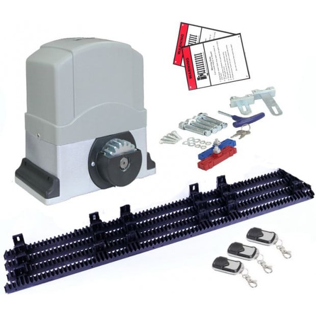 1800kg Auto Slide Sliding Gate Opener Automatic W 4m Rail Image 2