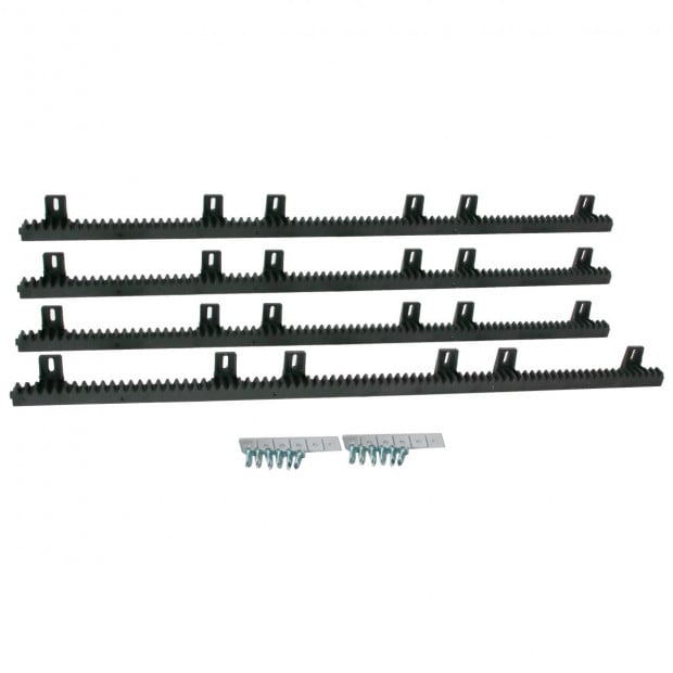 Sliding Gate Hardware Accessories Kit - 4m Gear Rack Track