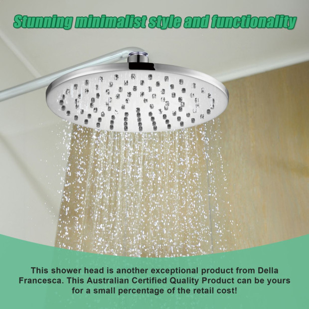 200mm Shower Head Round Chrome Showerhead Image 4