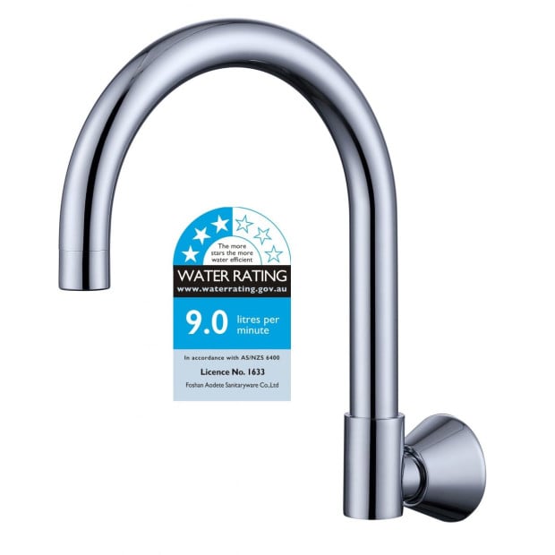 High Reach Swivel Wall Kitchen Laundry Bath Basin Spout Image 2