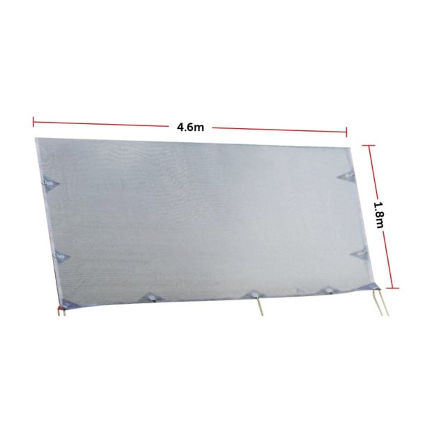4.6m Caravan Screen Side Sunscreen Sun Shade For 16 Roll Out Awning Image 8