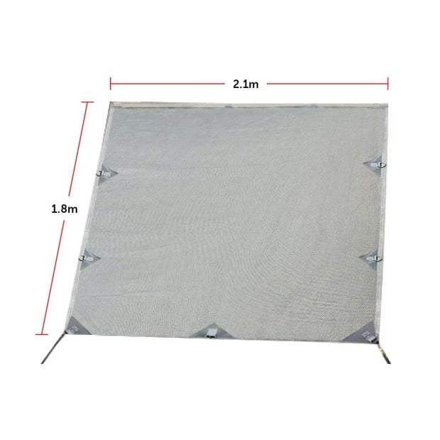 Pop Top Caravan Privacy Screen Sun Shade Side Extension 2.1 X 1.8m Image 8