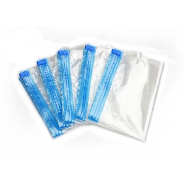 Travel Space Saver Saving Hand Roll Up Seal No Vacuum Storage Bag X20
