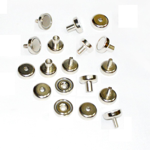 18x 16mm 5kg Countersunk Pot Magnet Latch Door Drawer Cabinet Image 4