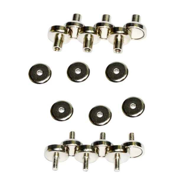 18x 16mm 5kg Countersunk Pot Magnet Latch Door Drawer Cabinet Image 5