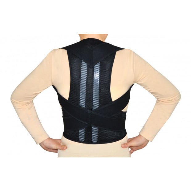 Lower Back Brace Unisex Posture Corrector Lumbar Support - Large
