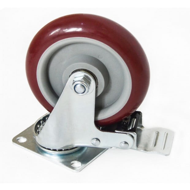 4 X 5 Inch Heavy Duty 400kg Swivel Castor Wheels Furniture Caster Image 3