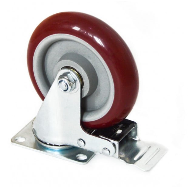 4 X 5 Inch Heavy Duty 400kg Swivel Castor Wheels Furniture Caster Image 4