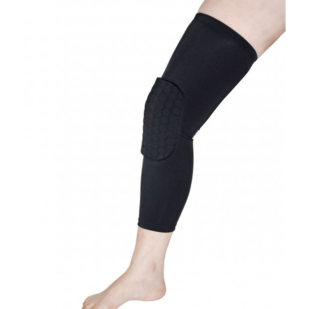 Knee Sleeve Guard Support Brace Sport Compression Calf Running Image 2
