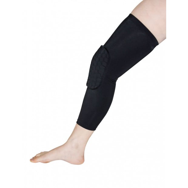 Knee Sleeve Guard Support Brace Sport Compression Calf Running Image 3