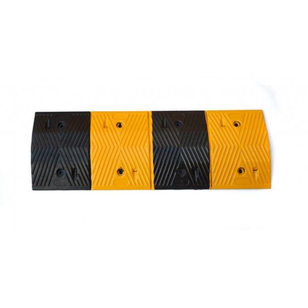 Pair Of 1m Long 60t Load Rubber Speed Bump Hump Modular Speed Humps Image 2