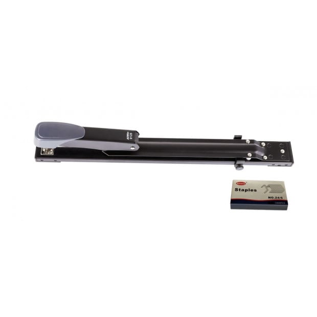 A4 A3 Long Arm Personal Office Stapler 25 Sheets Cap Image 3