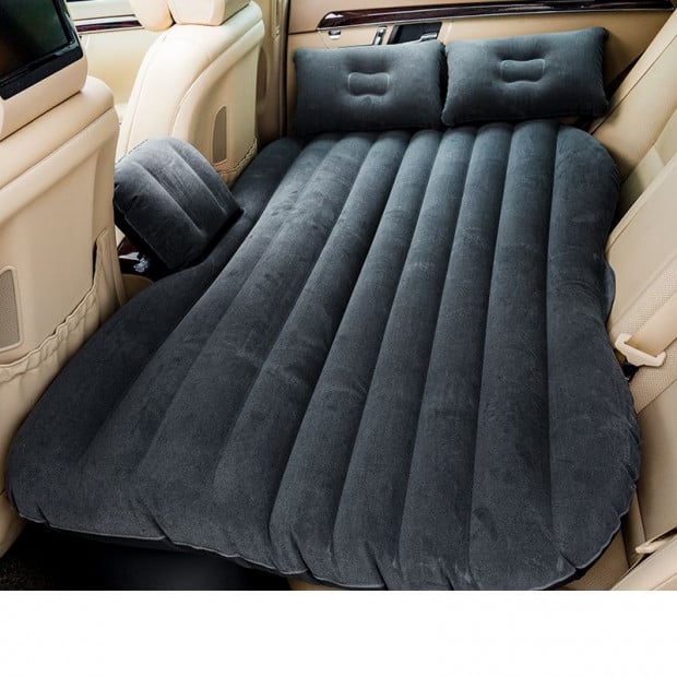 Inflatable Car Back Seat Mattress Protable Travel Camping Air Bed Image 2