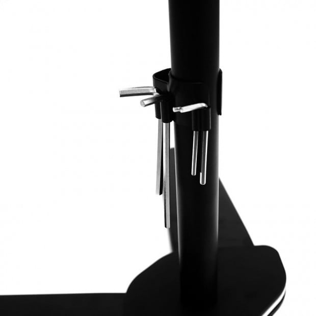 13-27 Inch Dual Screen Stand Tv Computer Display Desk Mount Holder Image 4