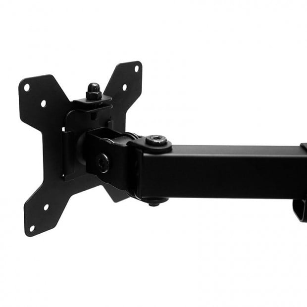 13-27 Inch Dual Screen Stand Tv Computer Display Desk Mount Holder Image 5