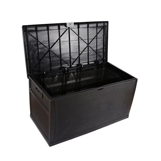 Patio Deck Box Outdoor Storage Plastic Bench Box 450 Litre Image 4
