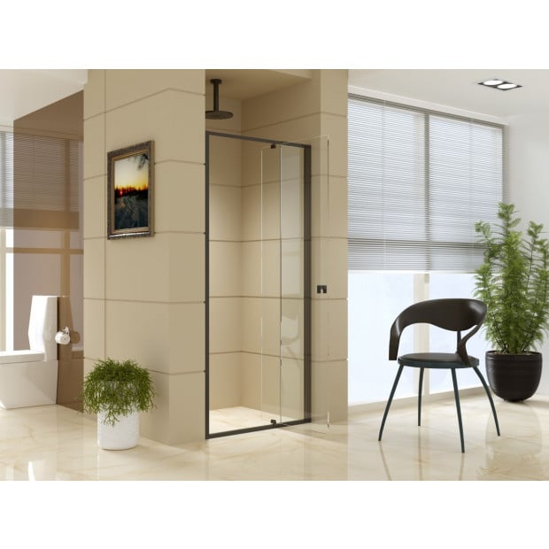 Adjustable Semi Frameless Shower Screen (82~90) X 195cm Image 3