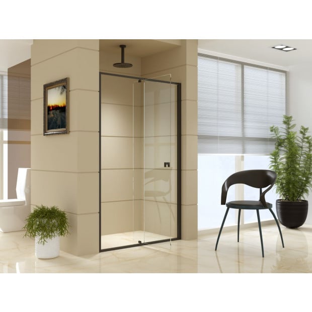 Adjustable Semi Frameless Shower Screen (114~122) X 195cm Image 3