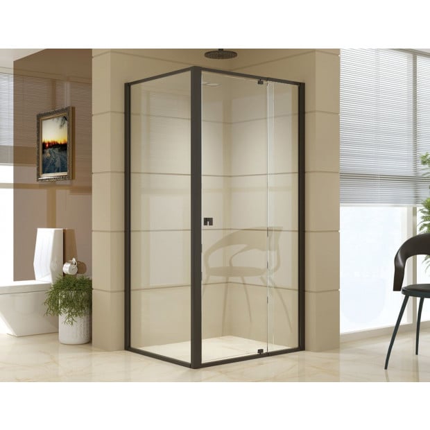 Frameless Shower Screen (98~106)x 195cm & (77~80)x 195cm Side Image 2