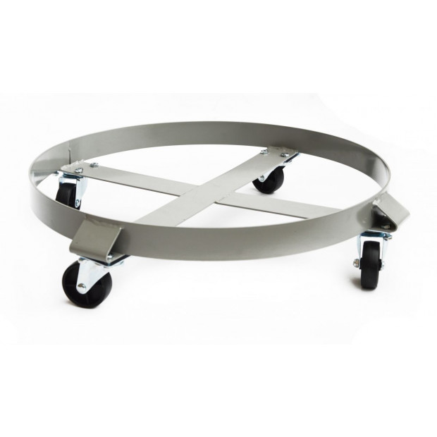 Drum Dolly 450kg 55 Gallon W Swivel Casters Heavy Duty Steel Frame Image 2