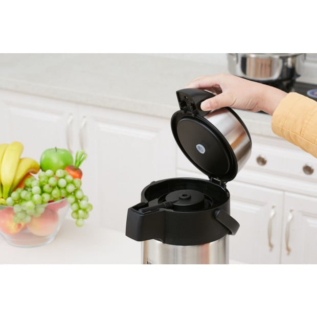 Air Pot For Tea Coffee 5l Pump Action Insulated Airpot Flask Image 2