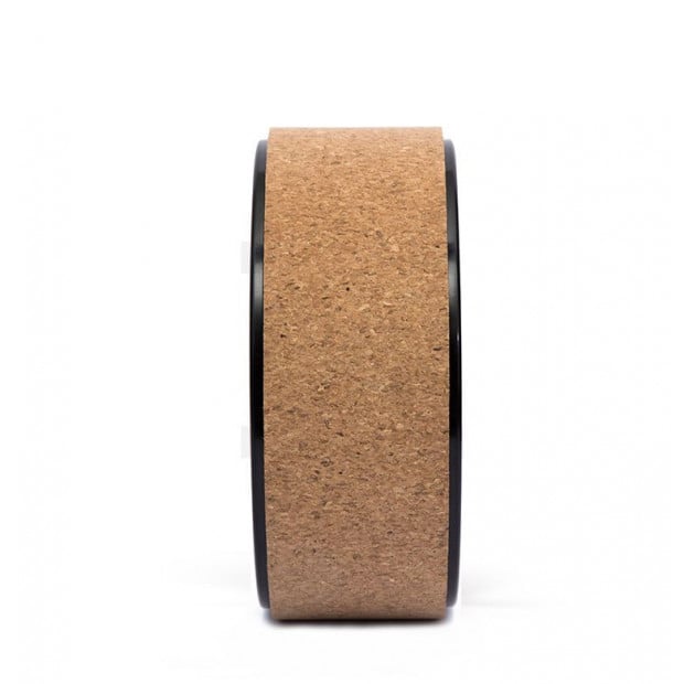 Yoga Pilates Wheel Cork Circle Prop Back Chest Hips Stretch Roller Image 3