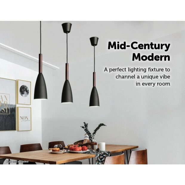 Black Pendant Lighting Kitchen Lamp Modern Pendant Ceiling Lights Image 4