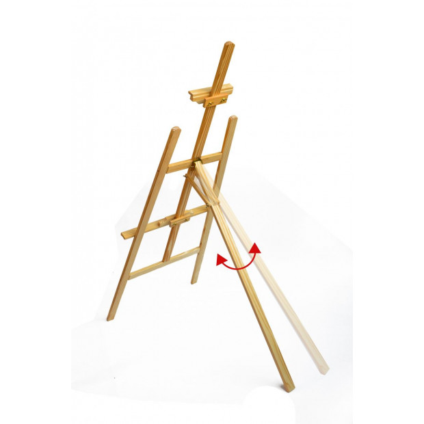 Pine Wood Easel Artist Art Display Painting Shop Tripod Stand Wedding Image 2