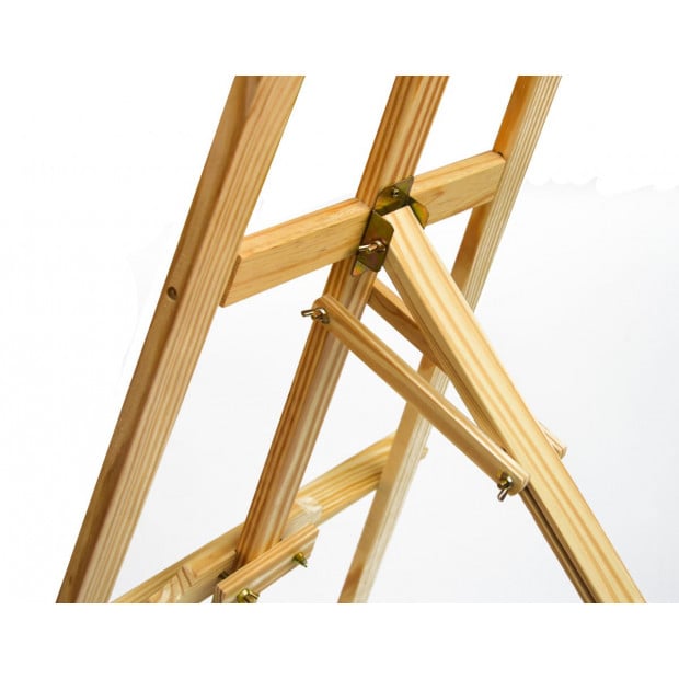 Pine Wood Easel Artist Art Display Painting Shop Tripod Stand Wedding Image 3