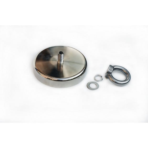 400kg Salvage Strong Recovery Magnet Neodymium Hook Treasure Hunting Image 2
