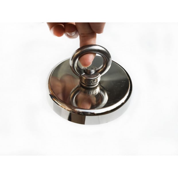 400kg Salvage Strong Recovery Magnet Neodymium Hook Treasure Hunting Image 3