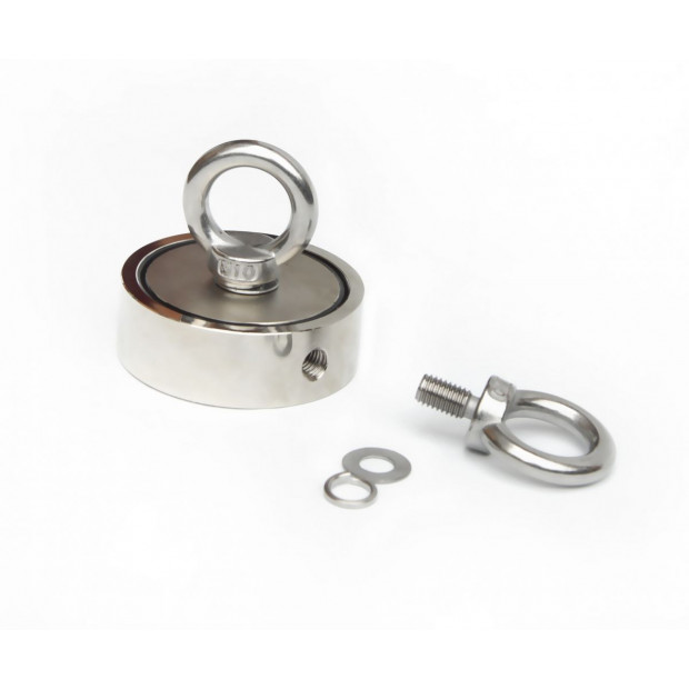 340kg Salvage Strong Recovery Magnet Neodymium Hook Treasure Hunting Image 4