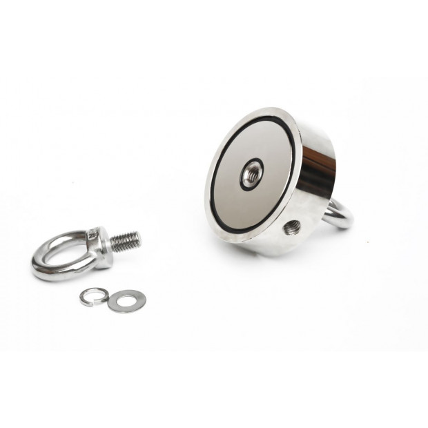340kg Salvage Strong Recovery Magnet Neodymium Hook Treasure Hunting Image 5