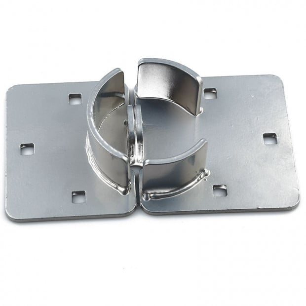 Van Door Lock With Brackets - Heavy Duty Security Vehicle Hasp Padlock Image 2