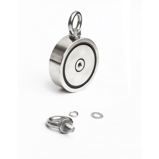 700kg Salvage Strong Recovery Magnet Neodymium Hook Treasure Hunting Image 2