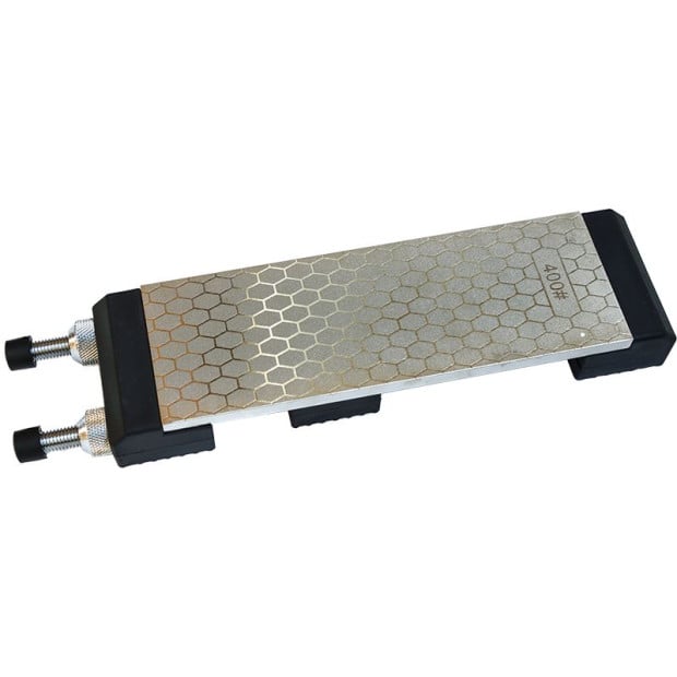 Double-sided Diamond Knife Sharpeners Sharpening Stone W/ Stone Holder Image 5